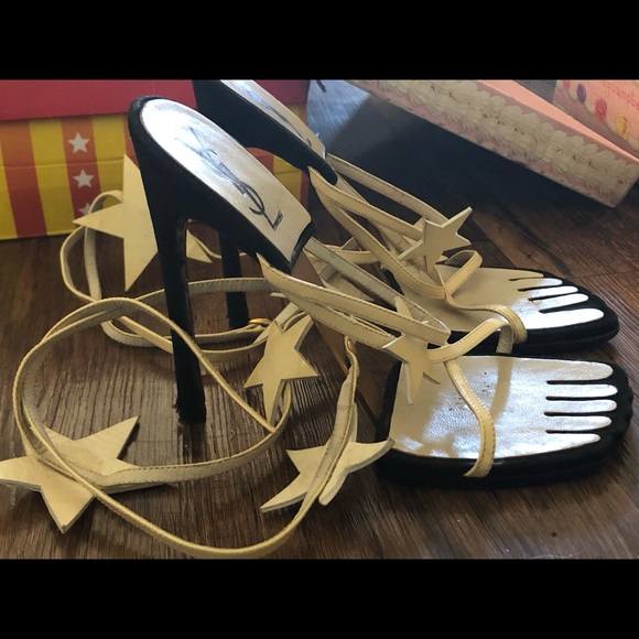 On hold YSL vintage runway heels - Picture 2 of 8